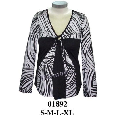 01892 - Molde de Blusa maternal con amarra en escote 01892 - Molde de Blusa maternal con amarra en escote