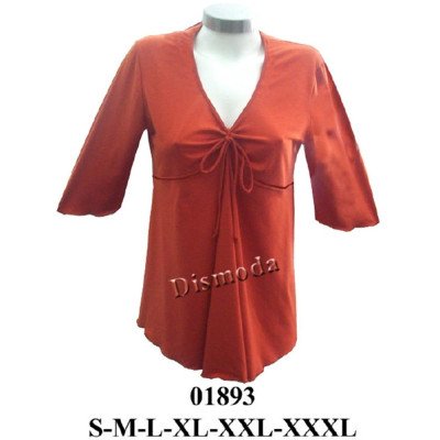 01893 - Molde de Polera con corte bajo busto y amarra en delantero 01893 - Molde de Polera con corte bajo busto y amarra en delantero