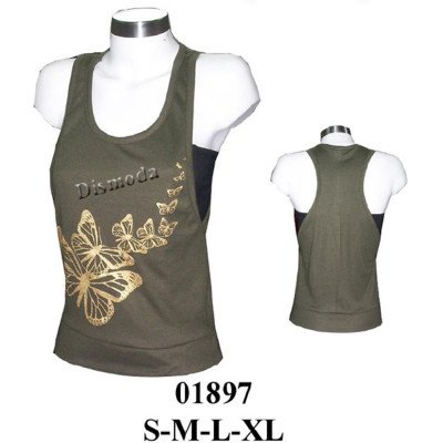 01897 - Molde de Polera musculosa con peto 01897 - Molde de Polera musculosa con peto