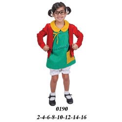 0190 - Molde de Disfraz de chilindrina 0190 - Molde de Disfraz de chilindrina