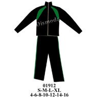 01912 - Molde de Buzo manga raglan con cortes