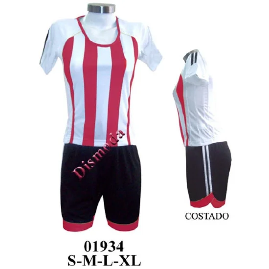 01934 - Molde de Polera y short dama de fútbol 01934 - Molde de Polera y short dama de fútbol