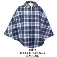 02171 - Molde de Poncho con gorro