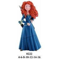 0222 - Molde de Disfraz de princesa mérida