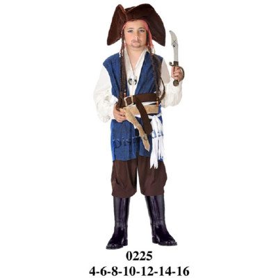 0225 - Molde de Disfraz jack sparrow 0225 - Molde de Disfraz jack sparrow