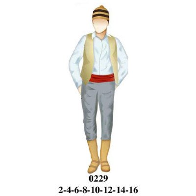 0229 - Molde de Traje chilote 0229 - Molde de Traje chilote