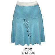 02302 - Molde de Falda pretina ancha, faldón plato;