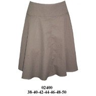 02400 - Molde de Falda a la cadera pretina ancha, faldón gode;