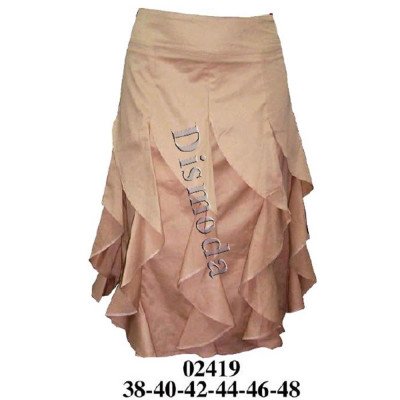 02419 - Molde de Falda 10 paños con vuelos