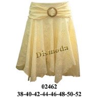 02462 - Molde de Falda con rebeca, 8 puntas, elasticada en cintura,