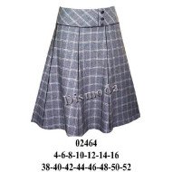 02464 - Molde de Falda con rebeca 8 paños