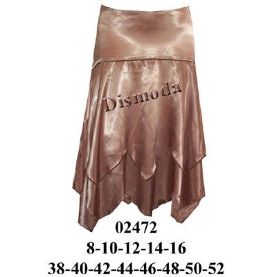 02472 - Molde de Falda con rebeca faldones dobles en punta 02472 - Molde de Falda con rebeca faldones dobles en punta