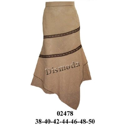 02478 - Molde de Falda con cortes diagonales faldón asimétrico doble 02478 - Molde de Falda con cortes diagonales faldón asimétrico doble