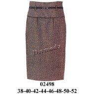 02498 - Molde de Falda con rebeca cintura alta