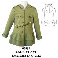 02537 - Molde de Polerón militar niña