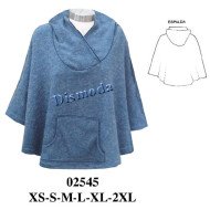 02545 - Molde de Capa con gorro