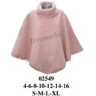 02549 - Molde de Poncho con cuello
