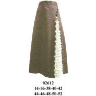 02612 - Molde de Falda de huasa