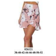 026121 - Molde de Falda mini con vuelos