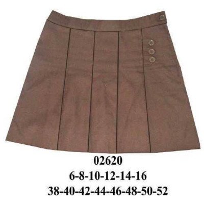 02620 - Molde de Minifalda tableada con pretina y tres botones 02620 - Molde de Minifalda tableada con pretina y tres botones
