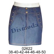 02622 - Molde de Falda mini mezclilla