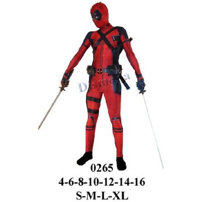 0265 - Molde de Disfraz de deadpool 0265 - Molde de Disfraz de deadpool