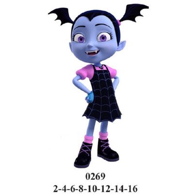 0269 - Molde de Disfraz de vampiriña 0269 - Molde de Disfraz de vampiriña