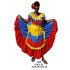 0270 - Molde de Vestido colombiano