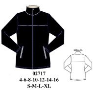 02717 - Molde de Parka escolar taslan con polar