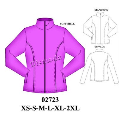 02723 - Molde de Softshell dama 02723 - Molde de Softshell dama
