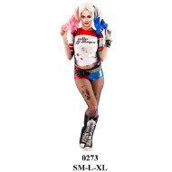 0273 - Molde de Disfraz de harley quinn