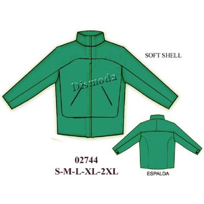 02744 - Molde de Chaqueta softshell 02744 - Molde de Chaqueta softshell