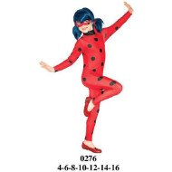 0276 - Molde de Disfraz de ladybug