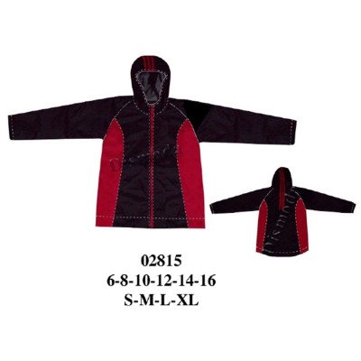 02815 - Molde de Polerón, con gorro, manga raglan con corte al costado