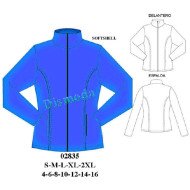 02835 - Molde de Softshell dama y niña