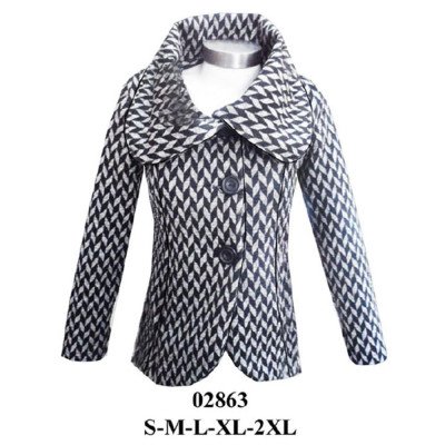 02863 - Molde de Chaqueta sin forro cuello grande 02863 - Molde de Chaqueta sin forro cuello grande