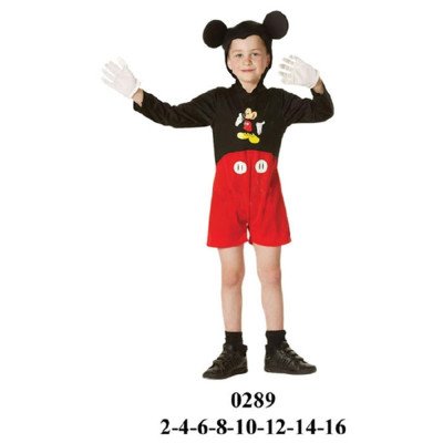0289 - Molde de Disfraz de mickey mouse 0289 - Molde de Disfraz de mickey mouse