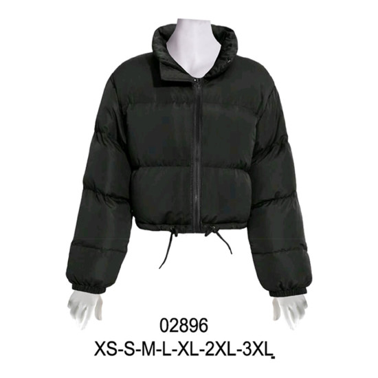 02896 - Molde de Parka dama corta con cuello y acolchada 02896 - Molde de Parka dama corta con cuello y acolchada