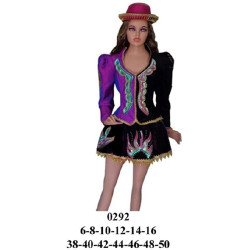 0292 - Molde de Traje de caporal dama 0292 - Molde de Traje de caporal dama