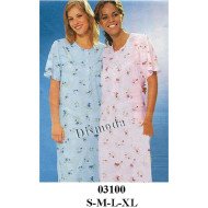 03100 - Molde de Camisa de dormir con canesú en delantero