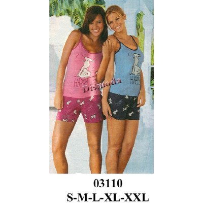 03110 - Molde de Pijama con pabilos y short 03110 - Molde de Pijama con pabilos y short