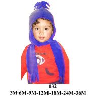 032 - Molde de Gorro con bufanda