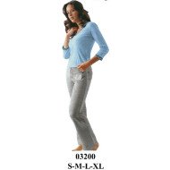 03200 - Molde de Pijama dama entallado