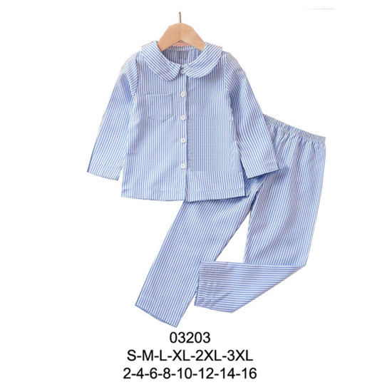 03203 - Molde de Pijama niña y dama, cuello redondo, abotonado, pantalon elasticado 03203 - Molde de Pijama niña y dama, cuello redondo, abotonado, pantalon elasticado