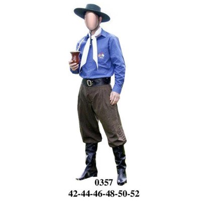 0357 - Molde de Traje de gaucho 0357 - Molde de Traje de gaucho