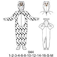 044 - Molde de Disfraz de perro