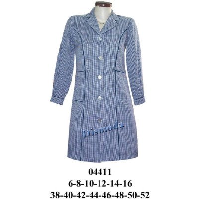 04411 - Molde de Delantal de colegio corte princesa