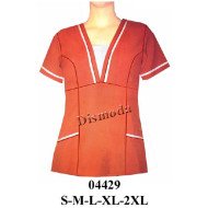 04429 - Molde de Delantal escote v