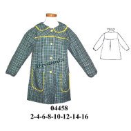 04458 - Molde de Delantal de párvulos