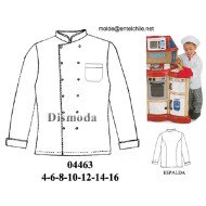 04463 - Molde de Chaqueta de chef